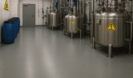 Podłogi przemysłowe odporne na chemikalia – Kompletny przewodnik